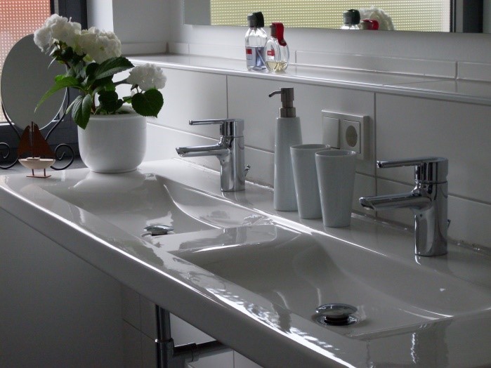 Sanitär - Badumbau, Doppelwaschbecken